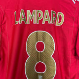 Shop 2006/08 ENGLAND LAMPARD #8 AWAY SHIRT (M) UMBRO, classic football shirts, vintage football shirts & retro soccer jerseys at Cult Kits