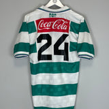 Shop 1994/95 SANTOS LAGUNA #24 *MATCH ISSUE* HOME SHIRT (M) ABA SPORT, classic football shirts, vintage football shirts & retro soccer jerseys at Cult Kits