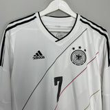 2012/13 GERMANY SCHWEINSTEIGER #7 *PLAYER ISSUE* L/S HOME SHIRT (XL) ADIDAS