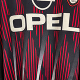 Shop 1996/97 AC MILAN ROSSI #1 GK SHIRT (M) LOTTO, classic football shirts, vintage football shirts & retro soccer jerseys at Cult Kits