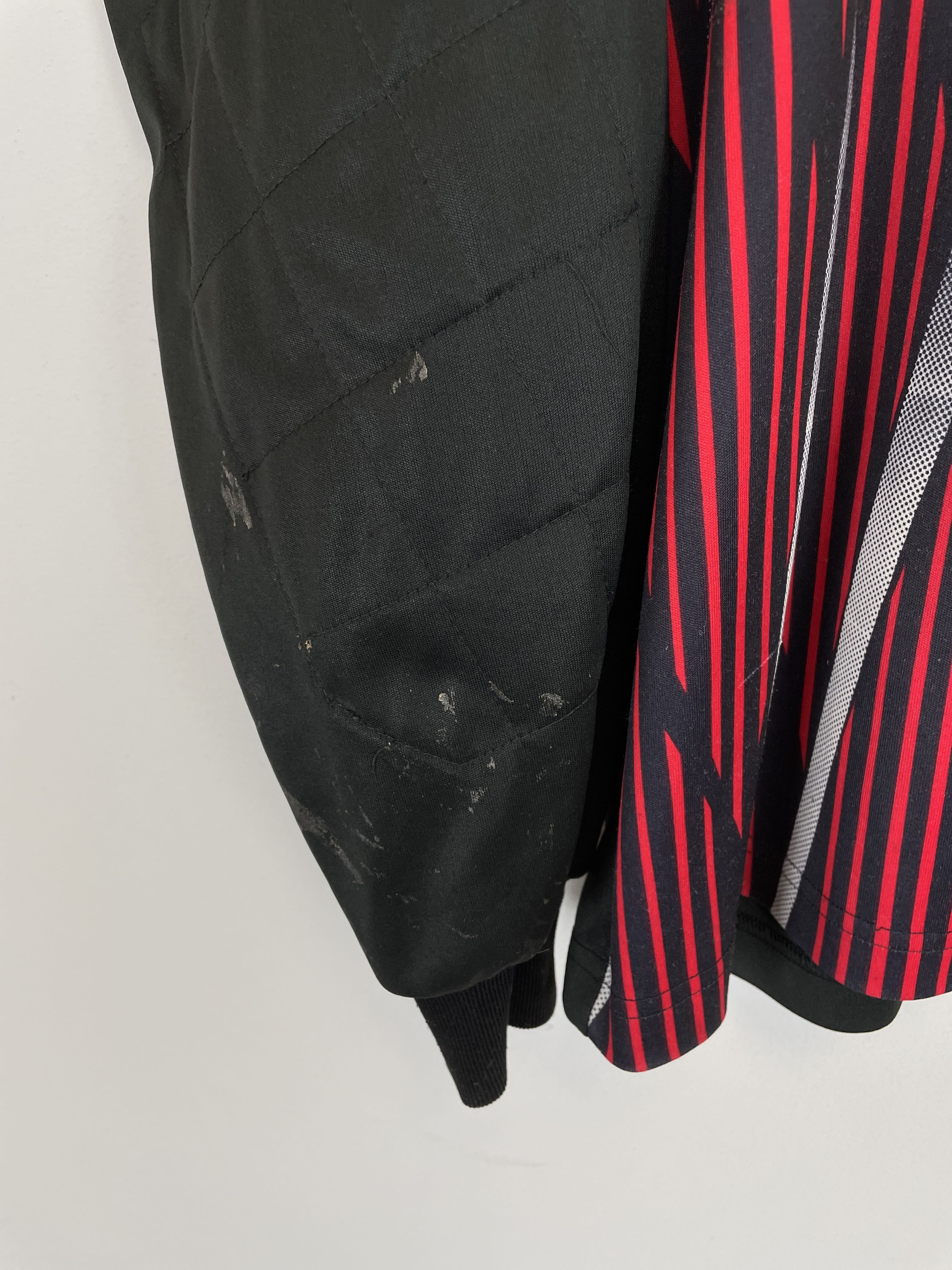 Shop 1996/97 AC MILAN ROSSI #1 GK SHIRT (M) LOTTO, classic football shirts, vintage football shirts & retro soccer jerseys at Cult Kits