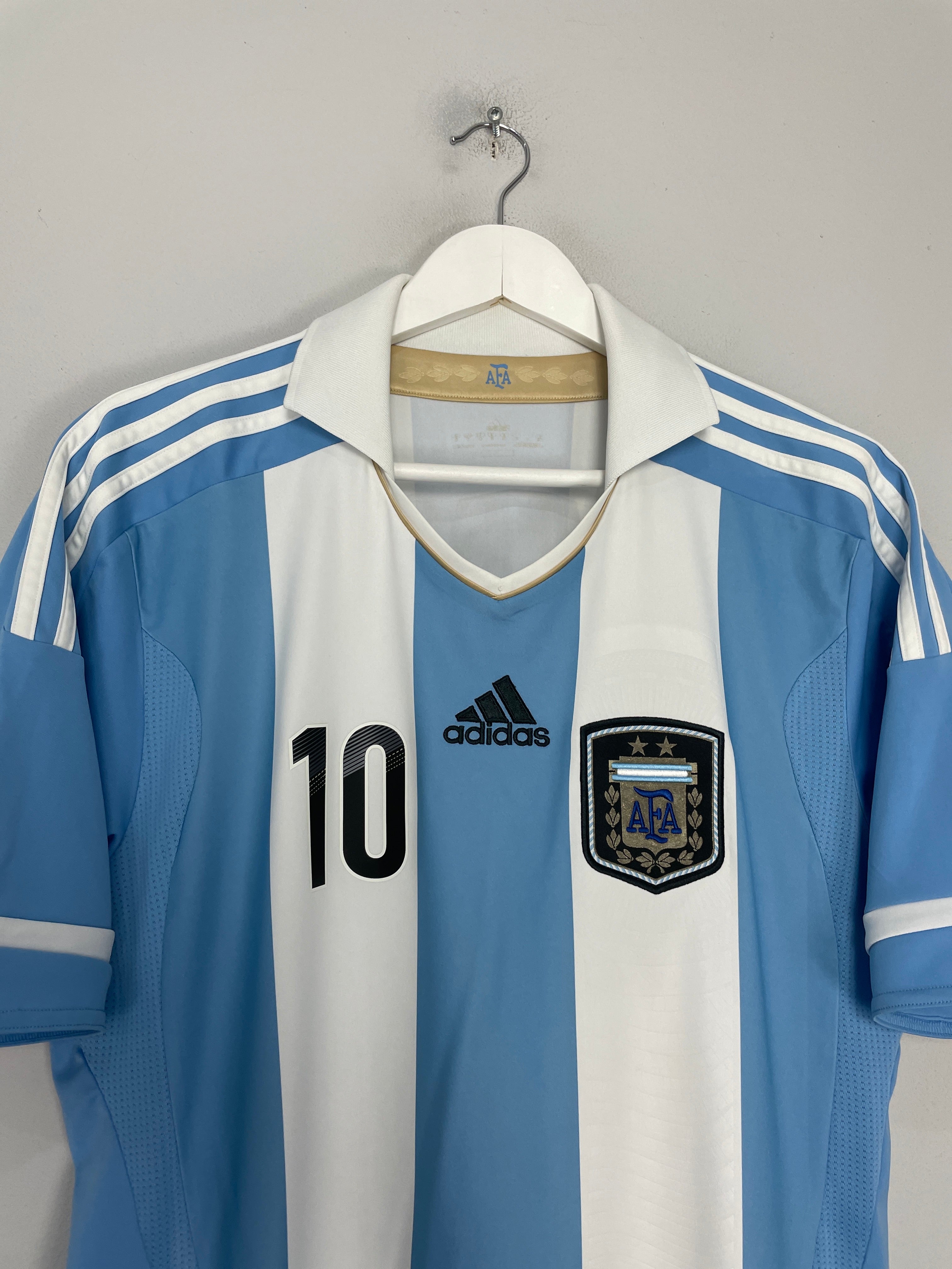 CULT KITS 2011 13 ARGENTINA MESSI 10 HOME SHIRT M ADIDAS Cult Kits
