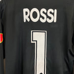 Shop 1996/97 AC MILAN ROSSI #1 GK SHIRT (M) LOTTO, classic football shirts, vintage football shirts & retro soccer jerseys at Cult Kits