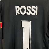 Shop 1996/97 AC MILAN ROSSI #1 GK SHIRT (M) LOTTO, classic football shirts, vintage football shirts & retro soccer jerseys at Cult Kits