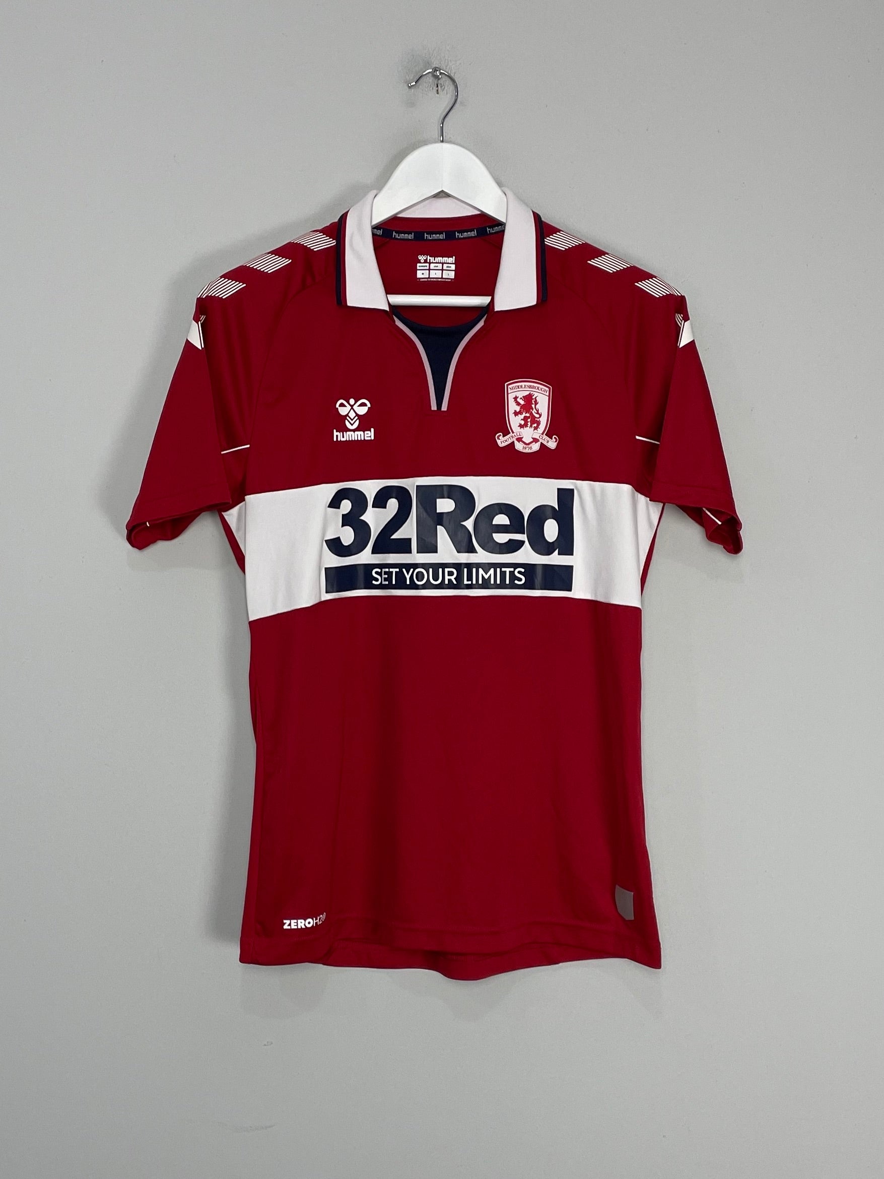 Shop 2020/21 MIDDLESBROUGH #19 *YOUTH TEAM* HOME SHIRT (M) HUMMEL, classic football shirts, vintage football shirts & retro soccer jerseys at Cult Kits