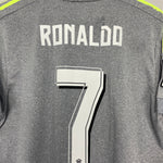 Shop 2015/16 REAL MADRID RONALDO #7 AWAY SHIRT (L) ADIDAS, classic football shirts, vintage football shirts & retro soccer jerseys at Cult Kits