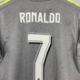 Shop 2015/16 REAL MADRID RONALDO #7 AWAY SHIRT (L) ADIDAS, classic football shirts, vintage football shirts & retro soccer jerseys at Cult Kits
