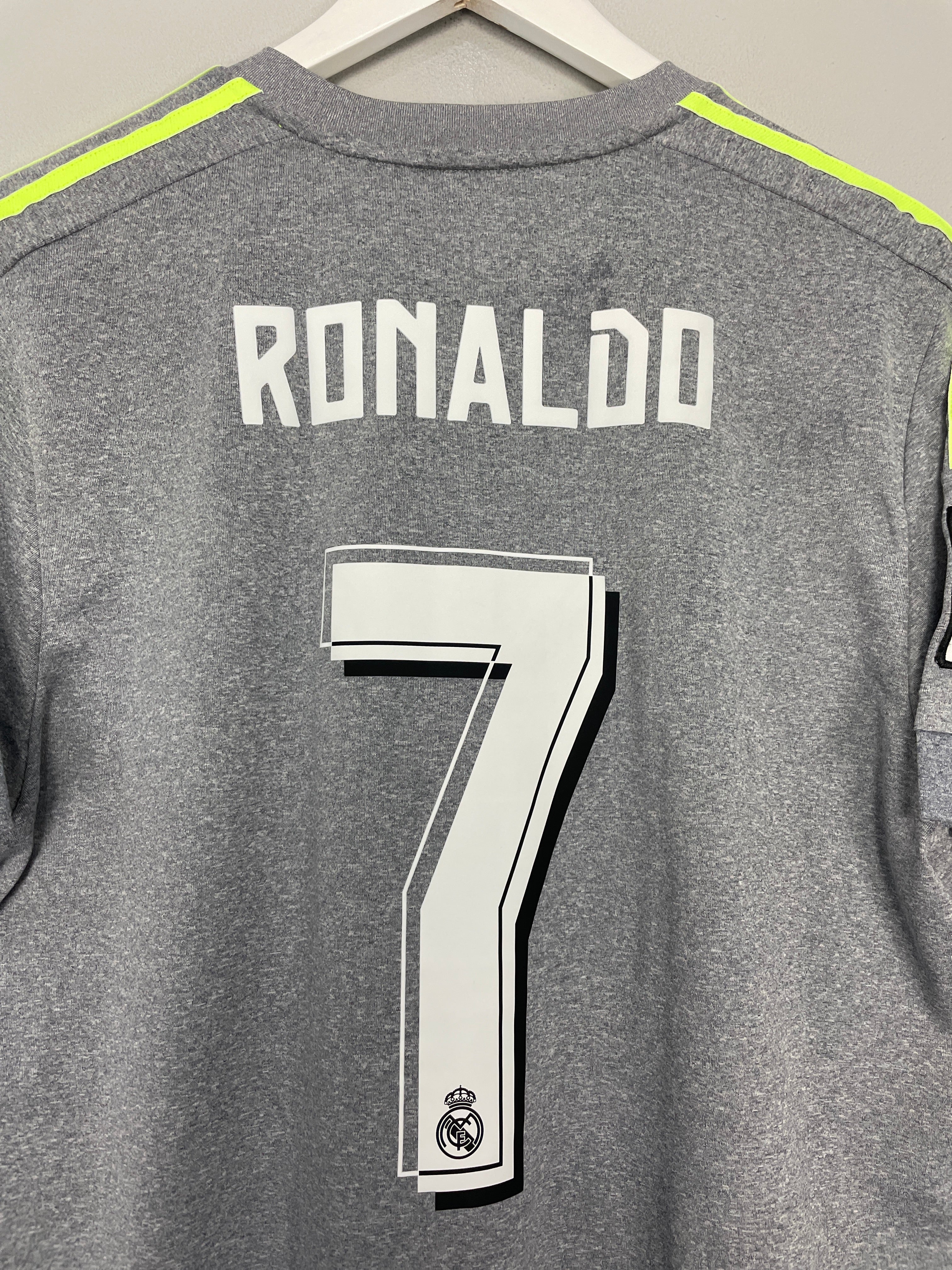Shop 2015/16 REAL MADRID RONALDO #7 AWAY SHIRT (L) ADIDAS, classic football shirts, vintage football shirts & retro soccer jerseys at Cult Kits