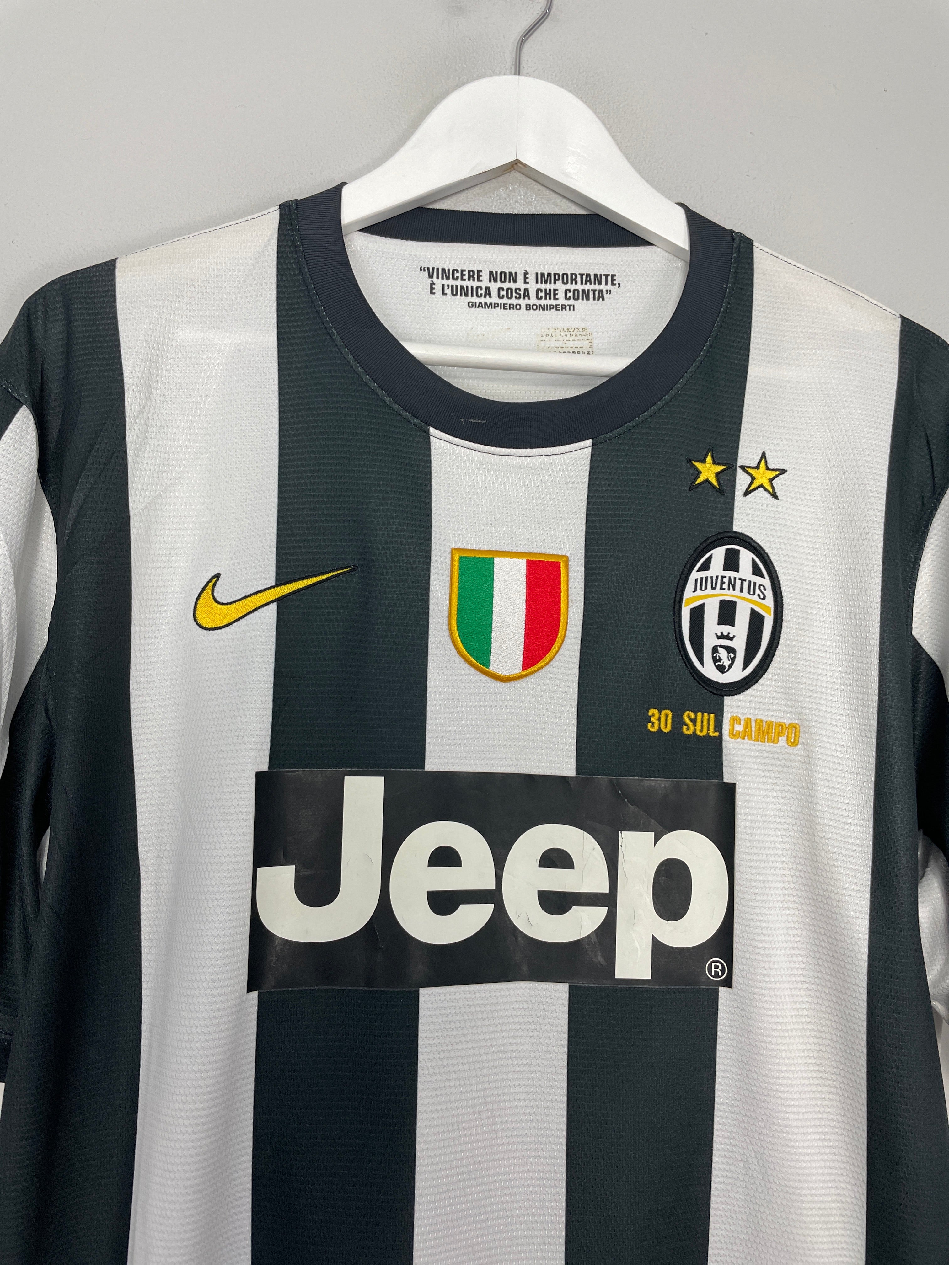 Shop 2012/13 JUVENTUS PIRLO #21 *30 SUL CAMPO* HOME SHIRT (L) NIKE, classic football shirts, vintage football shirts & retro soccer jerseys at Cult Kits