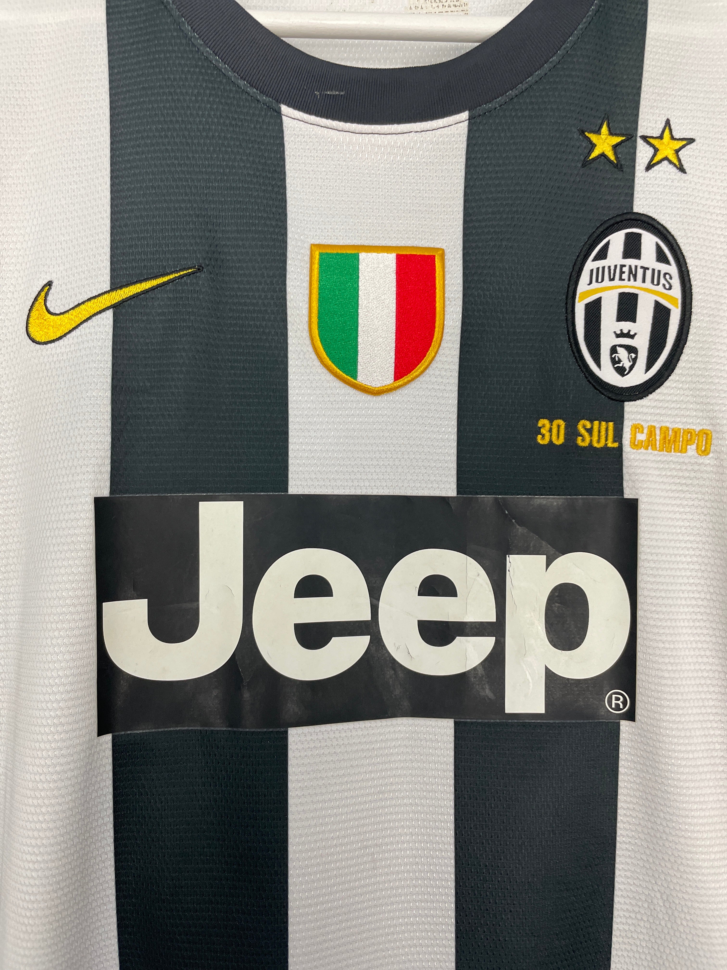 Shop 2012/13 JUVENTUS PIRLO #21 *30 SUL CAMPO* HOME SHIRT (L) NIKE, classic football shirts, vintage football shirts & retro soccer jerseys at Cult Kits
