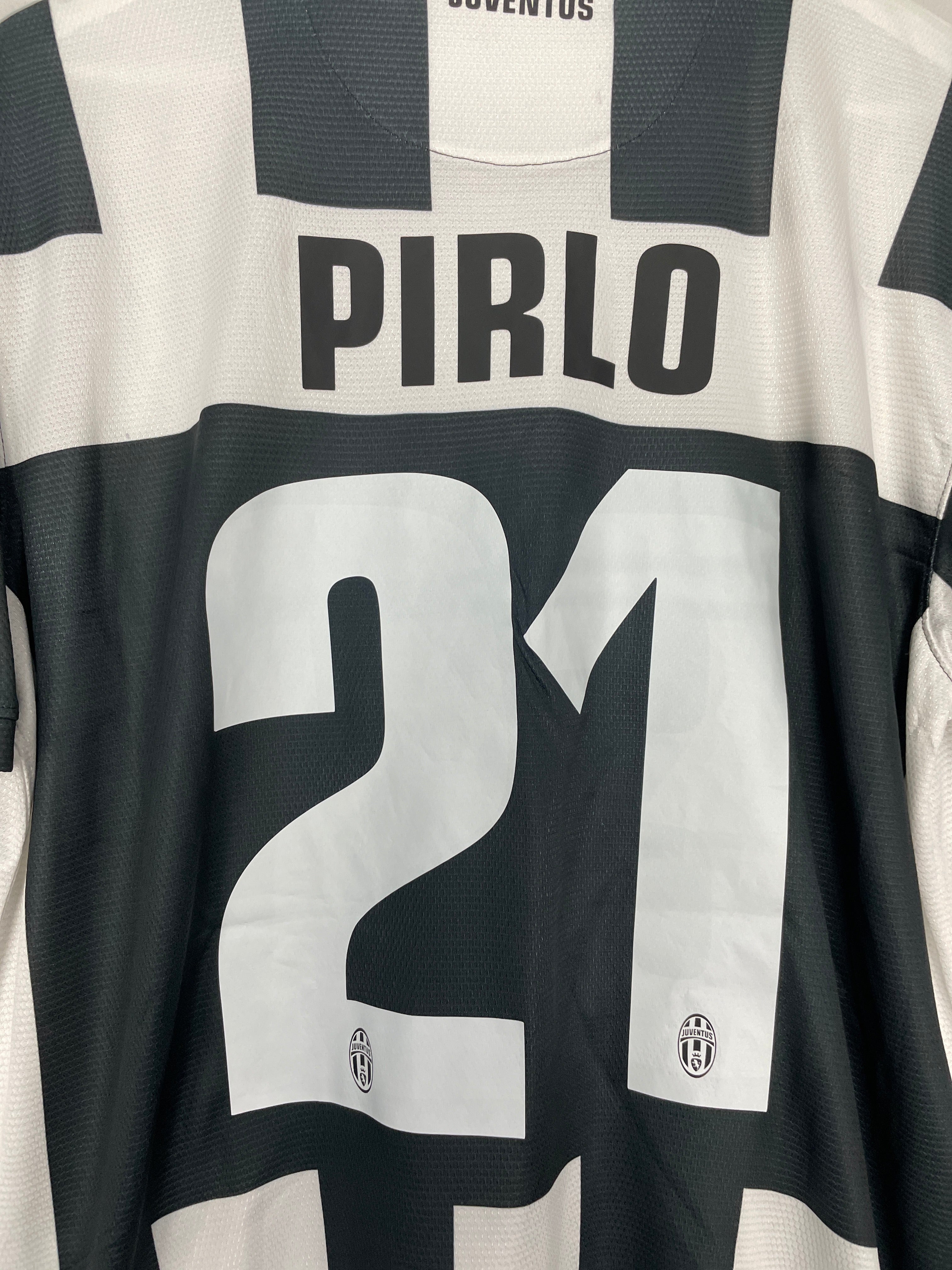 Shop 2012/13 JUVENTUS PIRLO #21 *30 SUL CAMPO* HOME SHIRT (L) NIKE, classic football shirts, vintage football shirts & retro soccer jerseys at Cult Kits