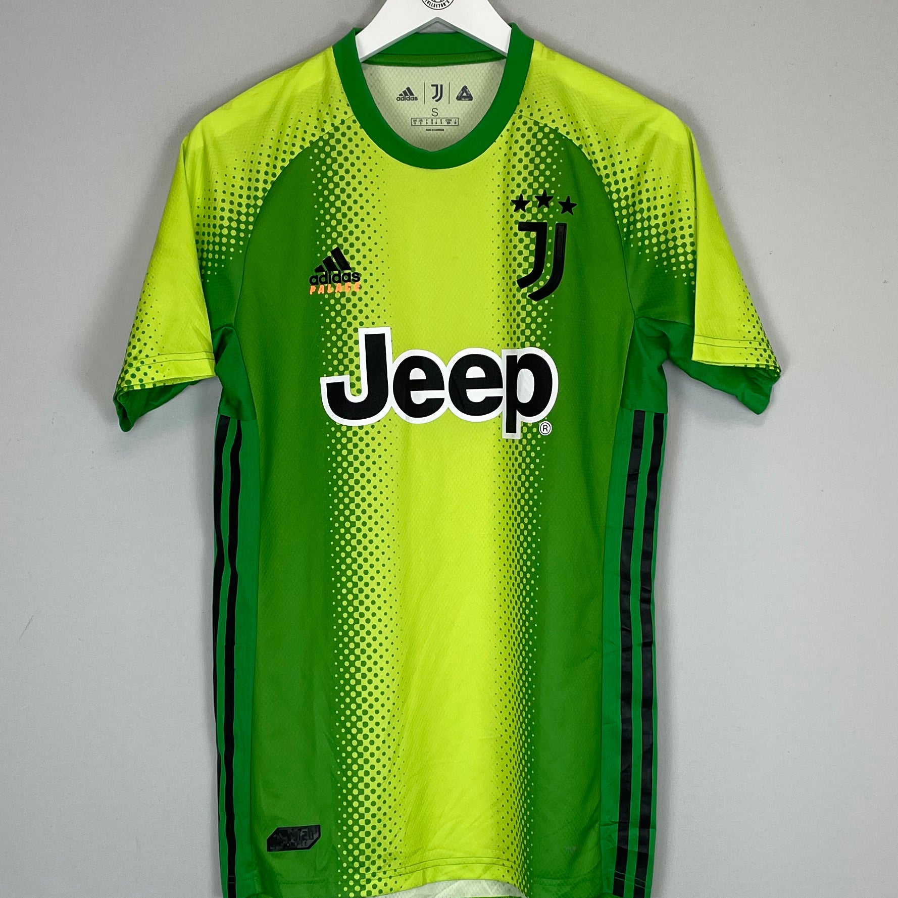 Shop 2019/20 JUVENTUS X PALACE *AUTHENTIC* GK SHIRT (S) ADIDAS, classic football shirts, vintage football shirts & retro soccer jerseys at Cult Kits