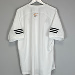Shop 2001/02 REAL MADRID *CENTENARY* TRAINING SHIRT (L) ADIDAS, classic football shirts, vintage football shirts & retro soccer jerseys at Cult Kits