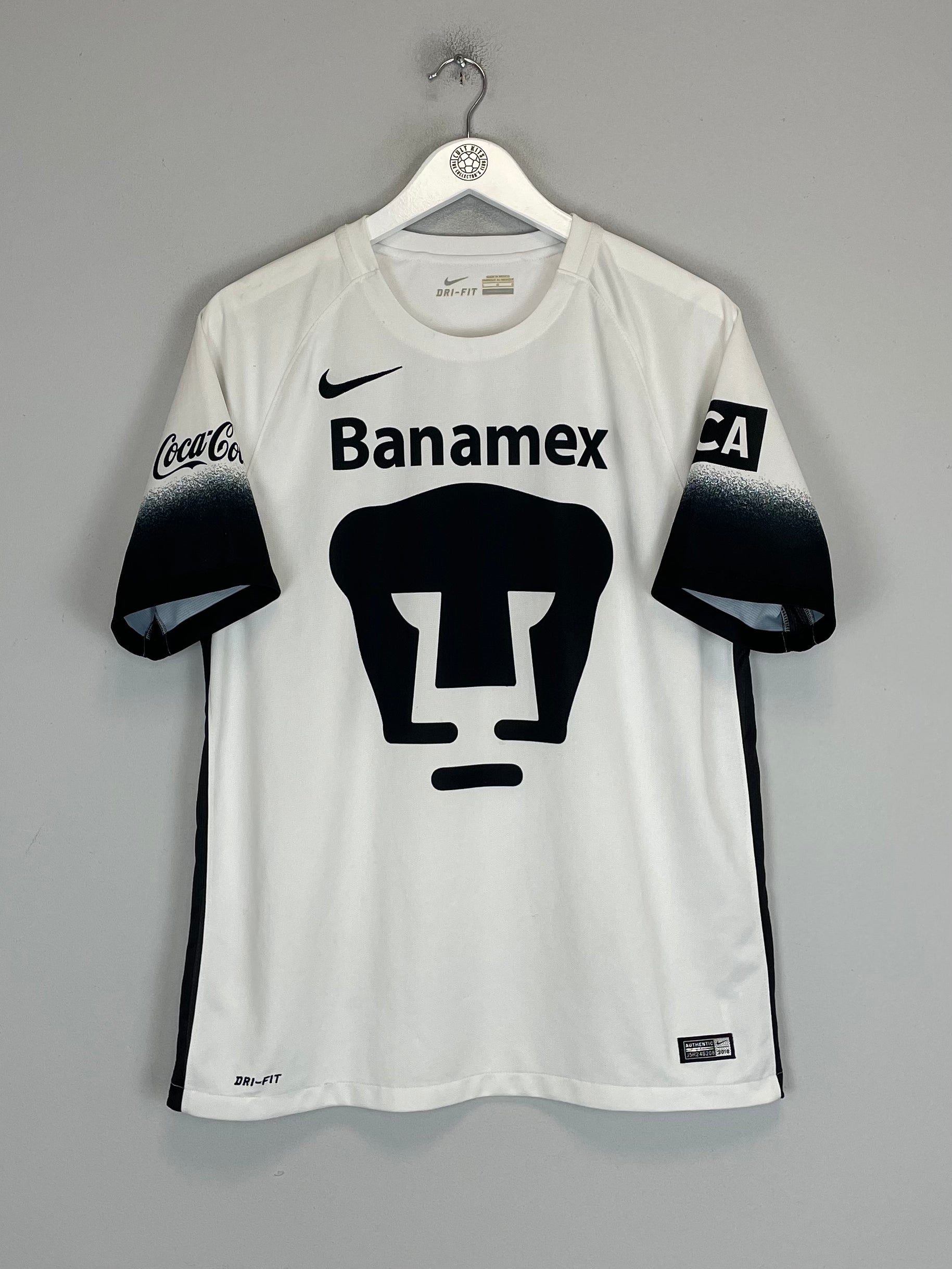 Shop 2015/16 UNAM PUMAS THIRD SHIRT (L) NIKE, classic football shirts, vintage football shirts & retro soccer jerseys at Cult Kits