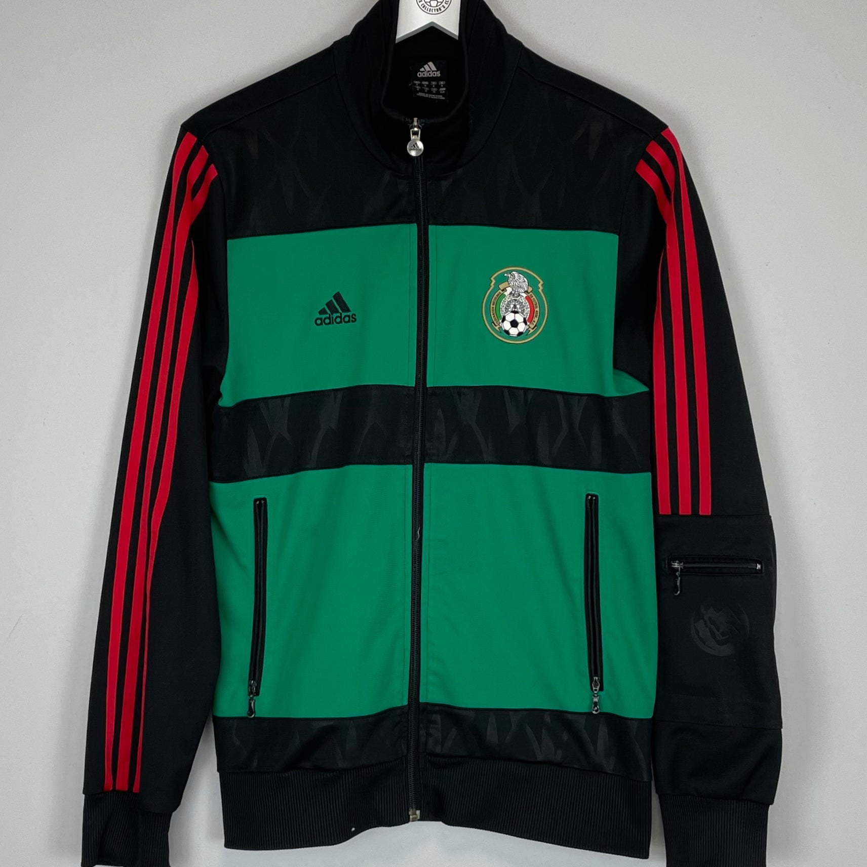 Shop 2009/11 MEXICO TRACK JACKET (S) ADIDAS, classic football shirts, vintage football shirts & retro soccer jerseys at Cult Kits
