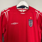 Shop 2004/06 ENGLAND L/S AWAY SHIRT (S) UMBRO, classic football shirts, vintage football shirts & retro soccer jerseys at Cult Kits