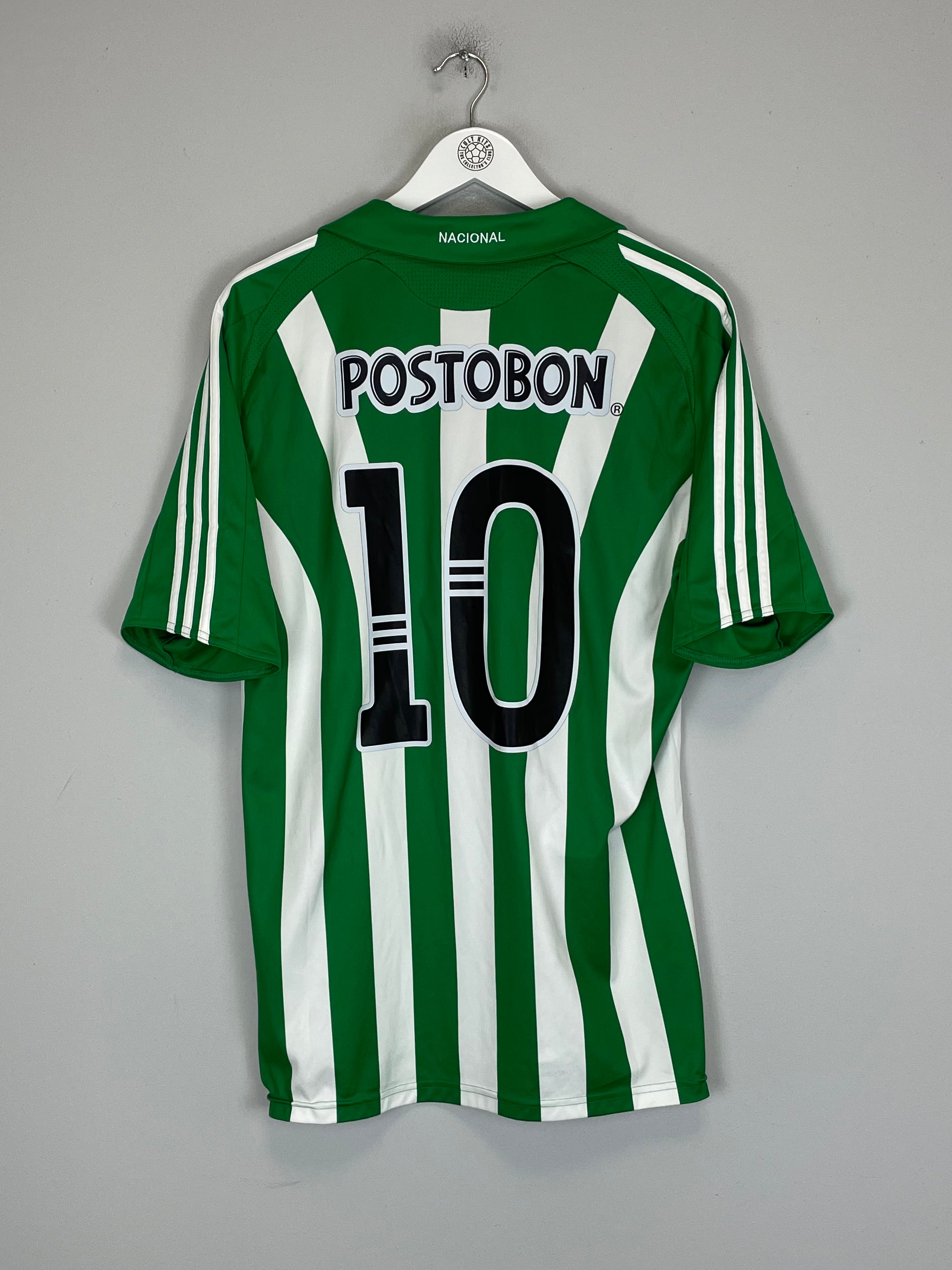 Shop 2009/10 ATLETICO NACIONAL #10 HOME SHIRT (L) ADIDAS, classic football shirts, vintage football shirts & retro soccer jerseys at Cult Kits