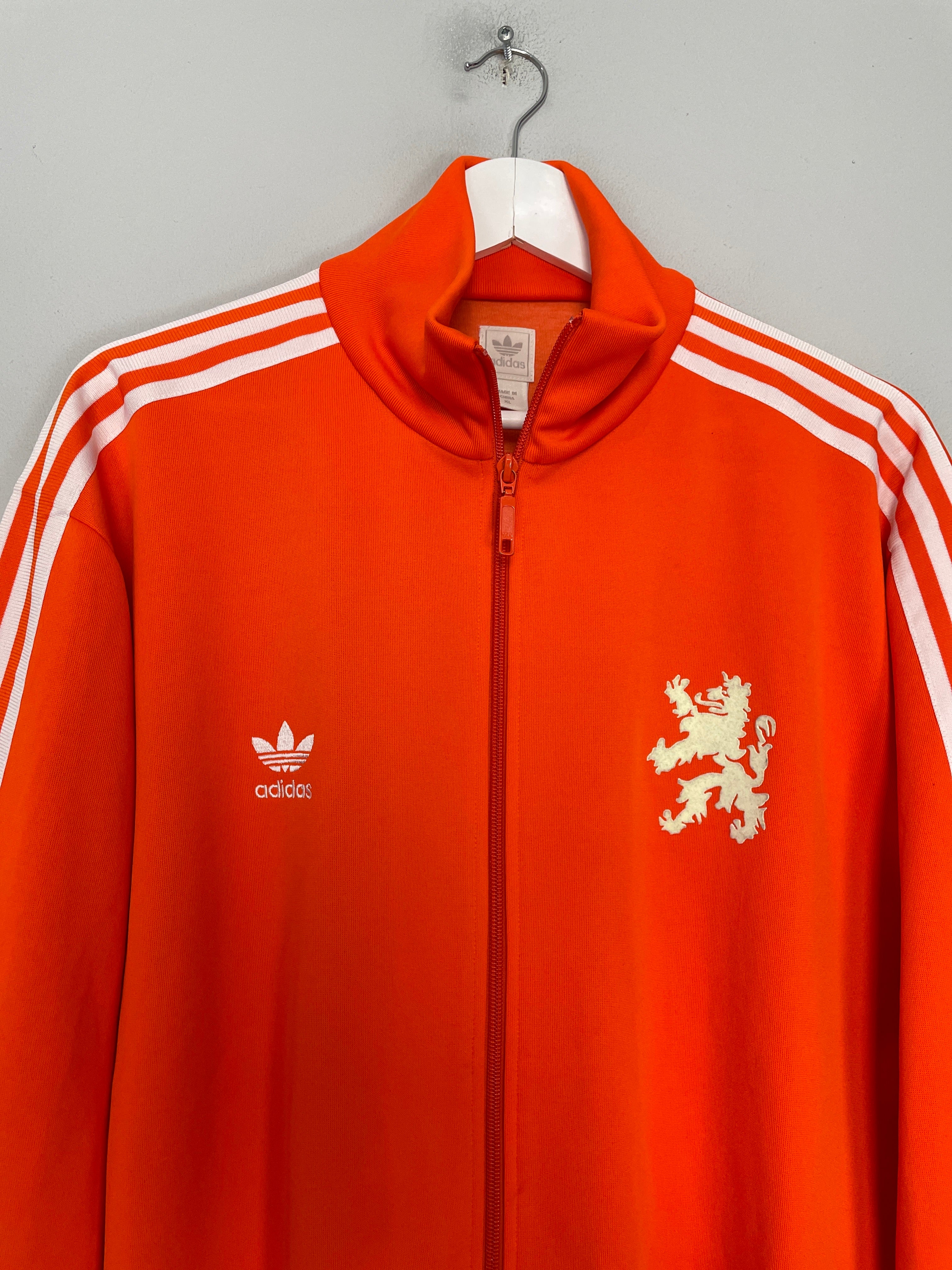 Shop 2006/08 NETHERLANDS TRACKSUIT TOP (XL) ADIDAS, classic football shirts, vintage football shirts & retro soccer jerseys at Cult Kits