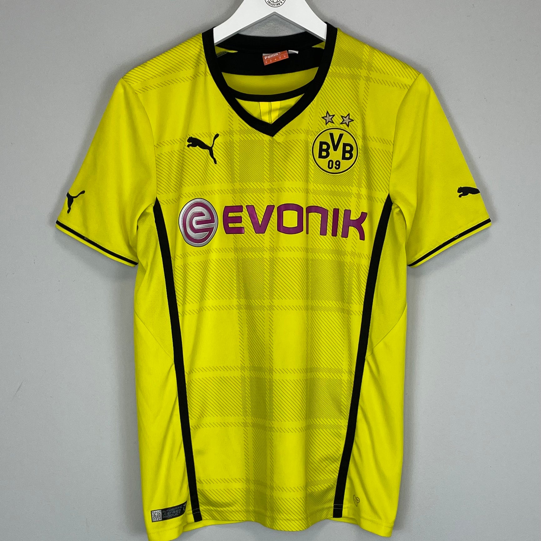 Shop 2013/14 DORTMUND HOME SHIRT (M) PUMA, classic football shirts, vintage football shirts & retro soccer jerseys at Cult Kits