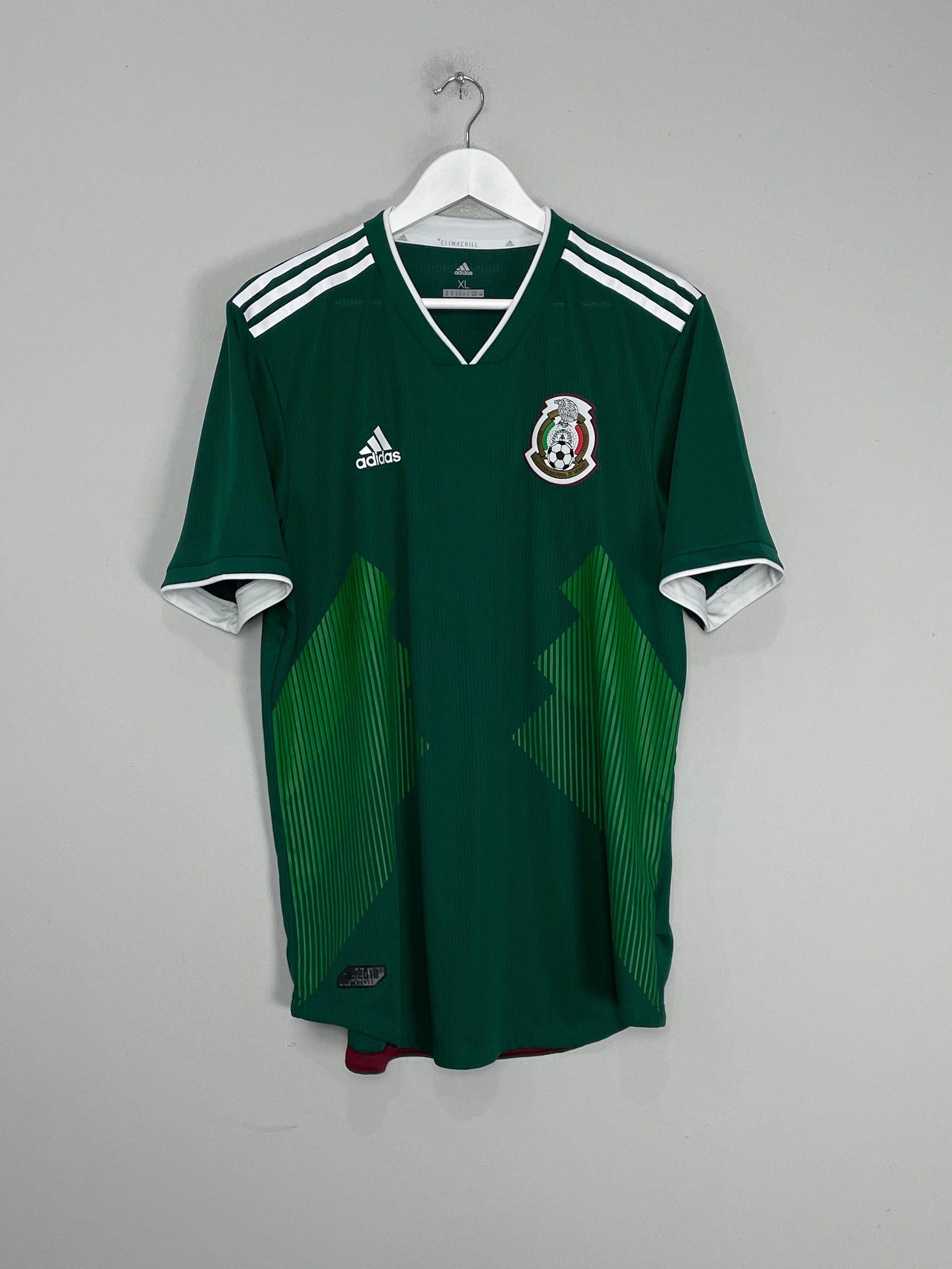 Shop 2018/19 MEXICO *AUTHENTIC* HOME SHIRT (XL) ADIDAS, classic football shirts, vintage football shirts & retro soccer jerseys at Cult Kits