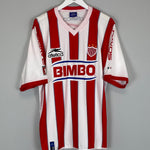 Shop 2001/02 NECAXA HOME SHIRT (XL) ATLETICA, classic football shirts, vintage football shirts & retro soccer jerseys at Cult Kits