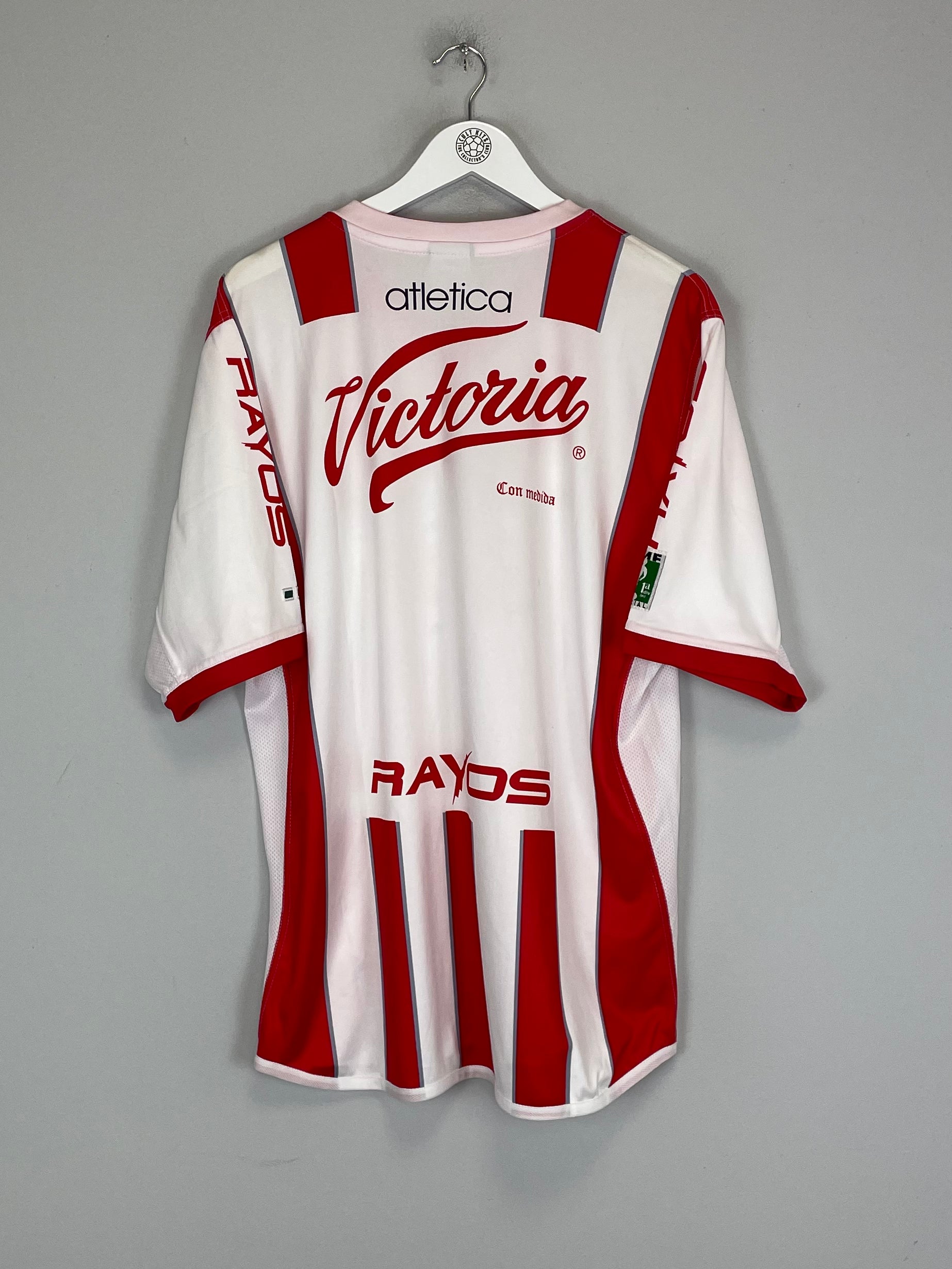 Shop 2001/02 NECAXA HOME SHIRT (XL) ATLETICA, classic football shirts, vintage football shirts & retro soccer jerseys at Cult Kits