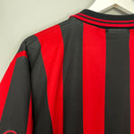 Shop 1996/97 AC MILAN HOME SHIRT (XL) LOTTO, classic football shirts, vintage football shirts & retro soccer jerseys at Cult Kits