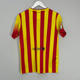 Shop 2013/14 BARCELONA AWAY SHIRT (XL.KIDS) NIKE, classic football shirts, vintage football shirts & retro soccer jerseys at Cult Kits