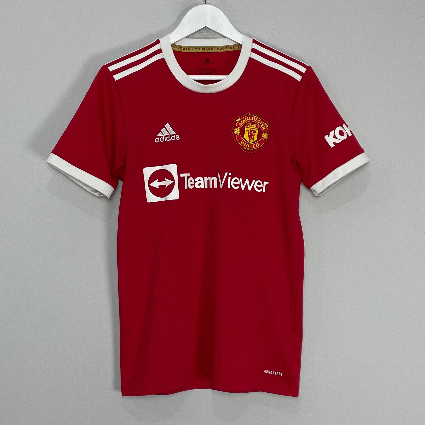 Shop 2021/22 MANCHESTER UNITED HOME SHIRT (S) ADIDAS, classic football shirts, vintage football shirts & retro soccer jerseys at Cult Kits