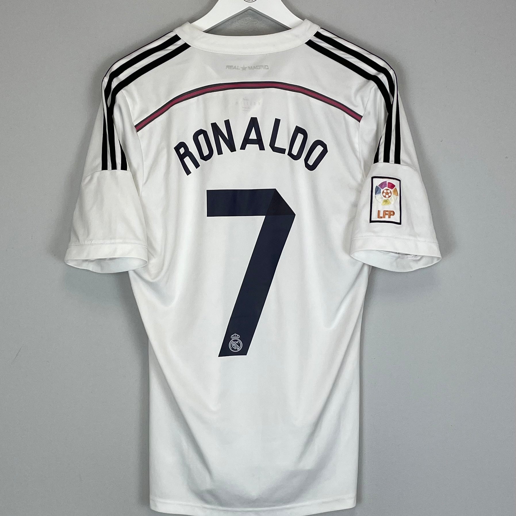 Shop 2014/15 REAL MADRID RONALDO #7 HOME SHIRT (M) ADIDAS, classic football shirts, vintage football shirts & retro soccer jerseys at Cult Kits