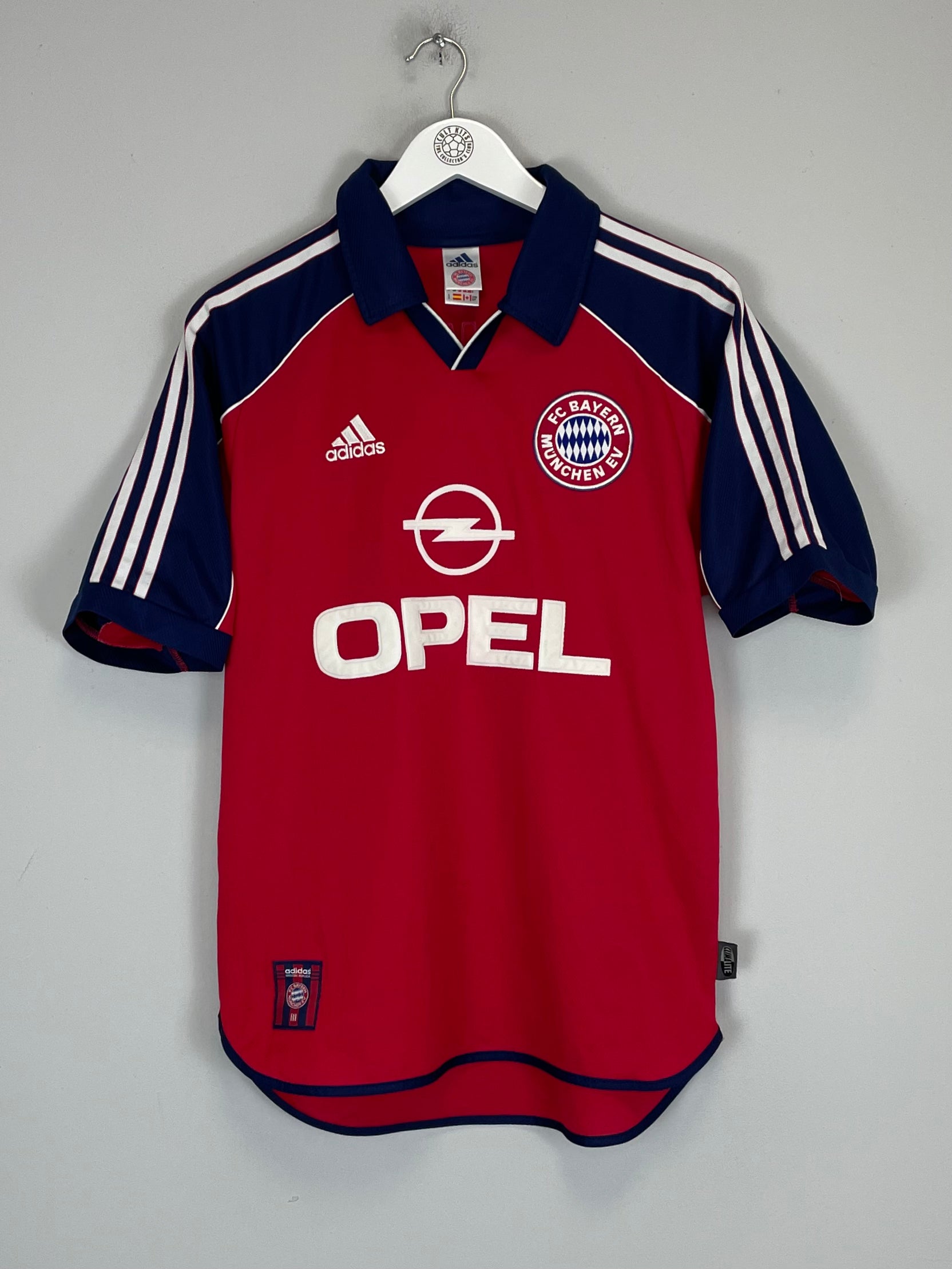 Shop 1999/01 BAYERN MUNICH HOME SHIRT (S) ADIDAS, classic football shirts, vintage football shirts & retro soccer jerseys at Cult Kits