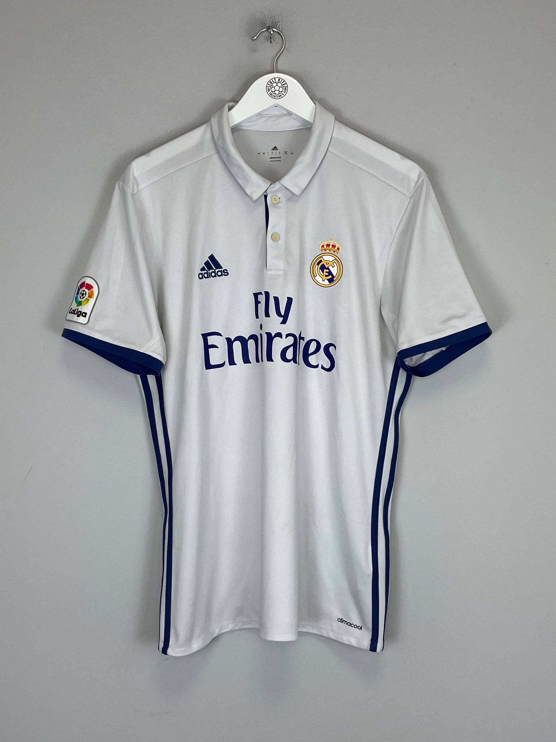 Shop 2016/17 REAL MADRID KROOS #8 HOME SHIRT (L) ADIDAS, classic football shirts, vintage football shirts & retro soccer jerseys at Cult Kits