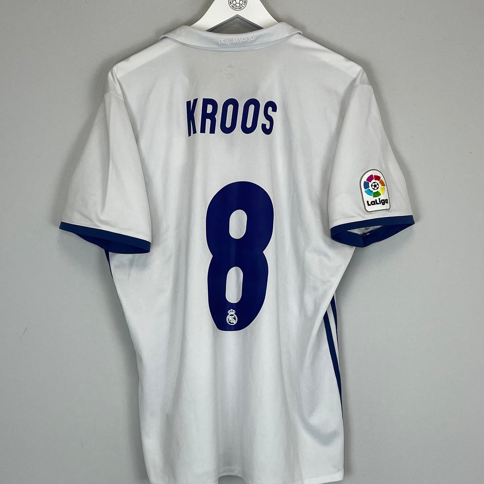 Shop 2016/17 REAL MADRID KROOS #8 HOME SHIRT (L) ADIDAS, classic football shirts, vintage football shirts & retro soccer jerseys at Cult Kits