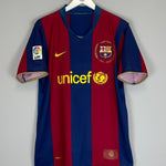 Shop 2007/08 BARCELONA MESSI #19 HOME SHIRT (L) NIKE, classic football shirts, vintage football shirts & retro soccer jerseys at Cult Kits