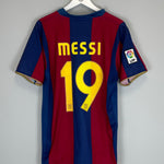 Shop 2007/08 BARCELONA MESSI #19 HOME SHIRT (L) NIKE, classic football shirts, vintage football shirts & retro soccer jerseys at Cult Kits