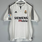 Shop 2003/04 REAL MADRID BECKHAM #23 HOME SHIRT (L) ADIDAS, classic football shirts, vintage football shirts & retro soccer jerseys at Cult Kits