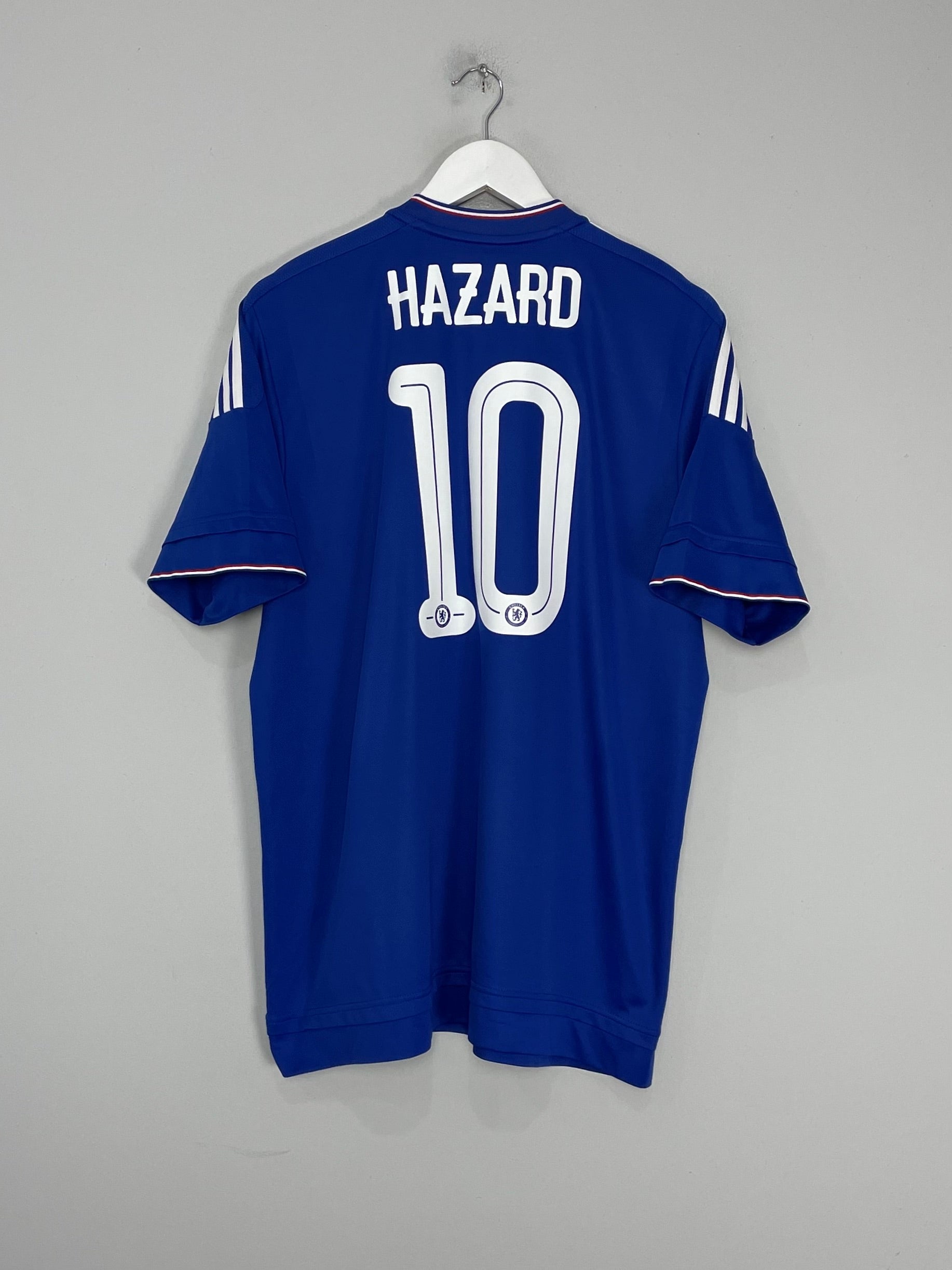 Shop 2015/16 CHELSEA HAZARD #10 HOME SHIRT (XL) ADIDAS, classic football shirts, vintage football shirts & retro soccer jerseys at Cult Kits