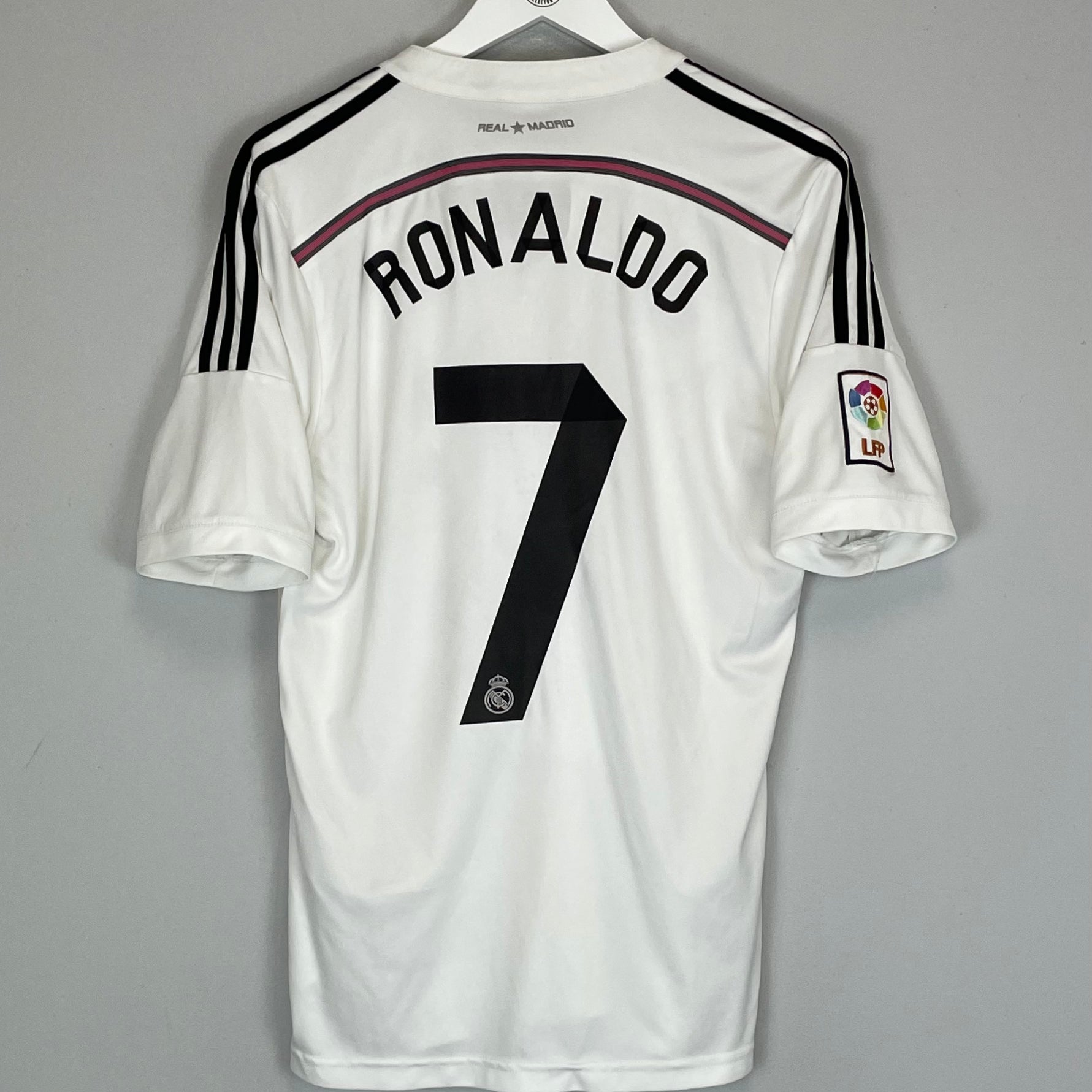 Shop 2014/15 REAL MADRID RONALDO #7 HOME SHIRT (M) ADIDAS, classic football shirts, vintage football shirts & retro soccer jerseys at Cult Kits