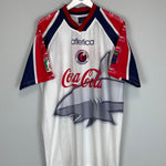 Shop 1998/99 TIBURONES VERACRUZ AWAY SHIRT (XL) ATLETICA, classic football shirts, vintage football shirts & retro soccer jerseys at Cult Kits