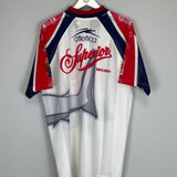 Shop 1998/99 TIBURONES VERACRUZ AWAY SHIRT (XL) ATLETICA, classic football shirts, vintage football shirts & retro soccer jerseys at Cult Kits