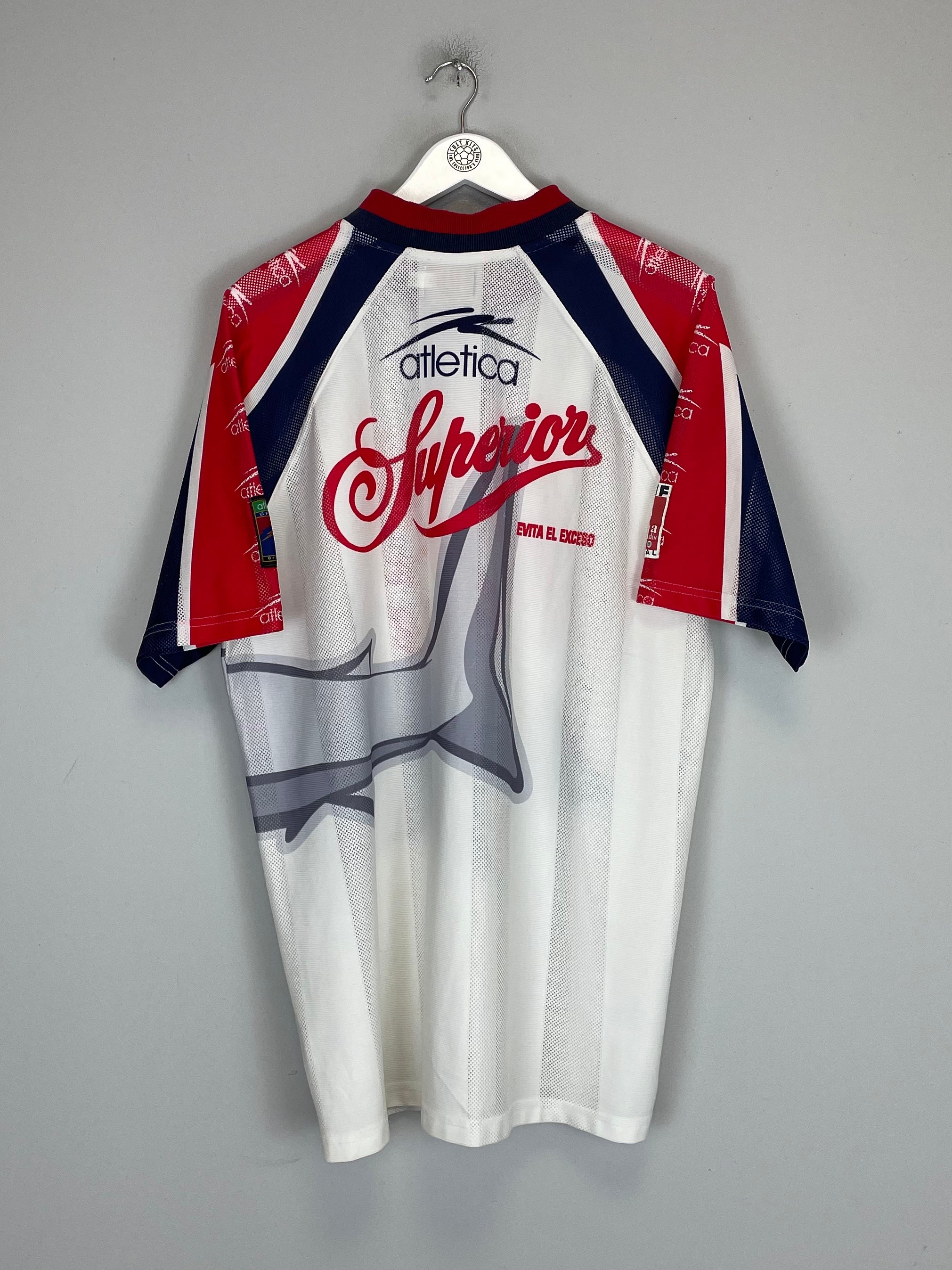 Shop 1998/99 TIBURONES VERACRUZ AWAY SHIRT (XL) ATLETICA, classic football shirts, vintage football shirts & retro soccer jerseys at Cult Kits