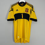 Shop 2012/13 SPAIN CASILLAS #1 GK SHIRT (XL) ADIDAS, classic football shirts, vintage football shirts & retro soccer jerseys at Cult Kits