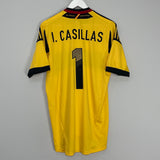Shop 2012/13 SPAIN CASILLAS #1 GK SHIRT (XL) ADIDAS, classic football shirts, vintage football shirts & retro soccer jerseys at Cult Kits