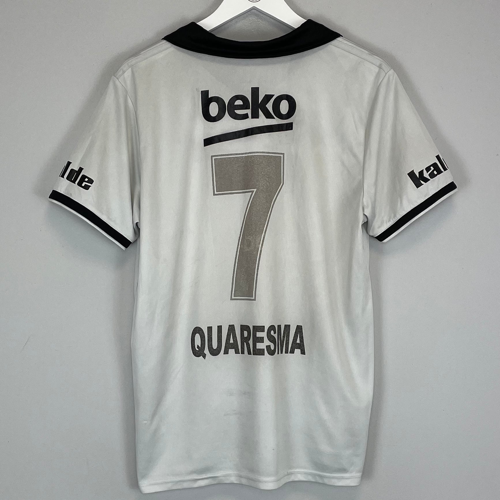 Shop 2018/19 BESIKTAS QUARESMA #7 HOME SHIRT (L) ADIDAS, classic football shirts, vintage football shirts & retro soccer jerseys at Cult Kits