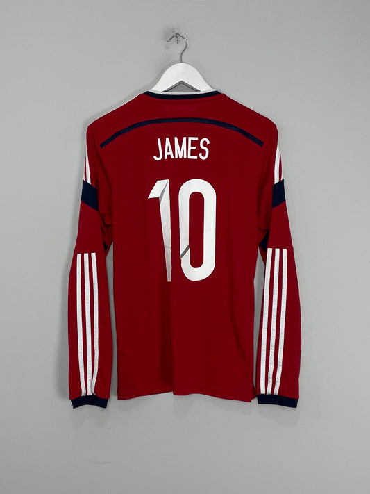 2014/15 COLOMBIA JAMES #10 L/S AWAY SHIRT (S) ADIDAS