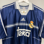 Shop 1998/99 REAL MADRID AWAY SHIRT (M) ADIDAS, classic football shirts, vintage football shirts & retro soccer jerseys at Cult Kits