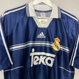 Shop 1998/99 REAL MADRID AWAY SHIRT (M) ADIDAS, classic football shirts, vintage football shirts & retro soccer jerseys at Cult Kits