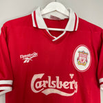 Shop 1996/98 LIVERPOOL HOME SHIRT (S) REEBOK, classic football shirts, vintage football shirts & retro soccer jerseys at Cult Kits