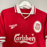 Shop 1996/98 LIVERPOOL HOME SHIRT (S) REEBOK, classic football shirts, vintage football shirts & retro soccer jerseys at Cult Kits