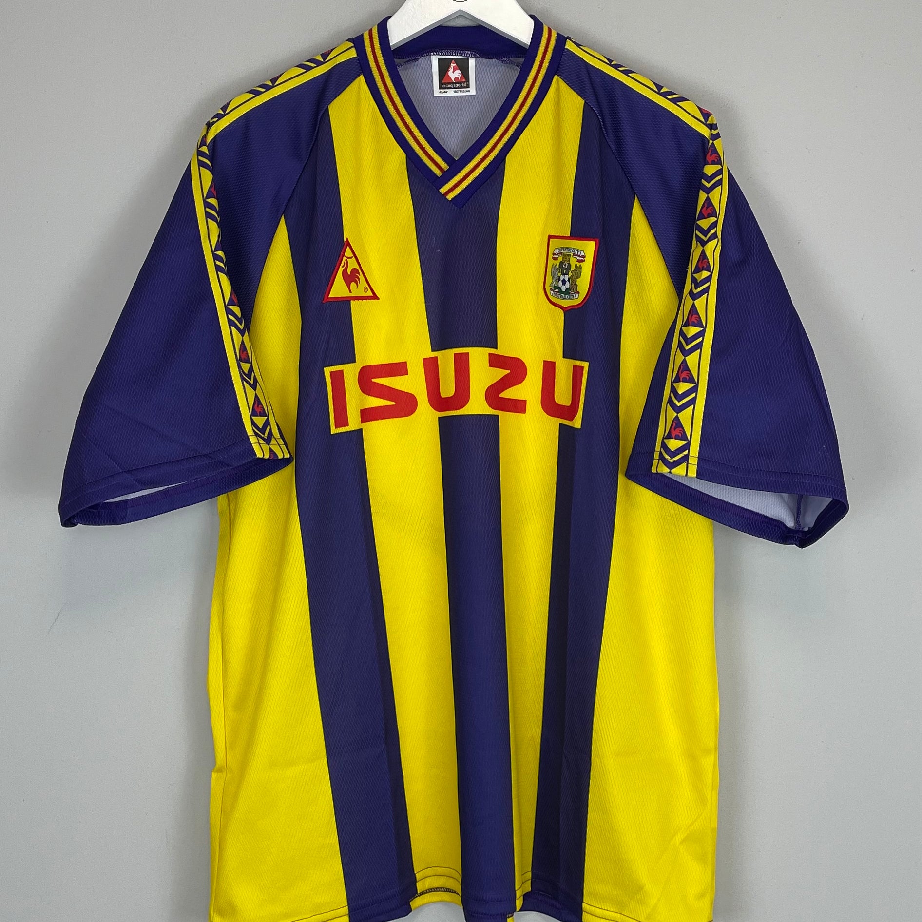 Shop 1998/99 COVENTRY CITY AWAY SHIRT (L) LE COQ, classic football shirts, vintage football shirts & retro soccer jerseys at Cult Kits